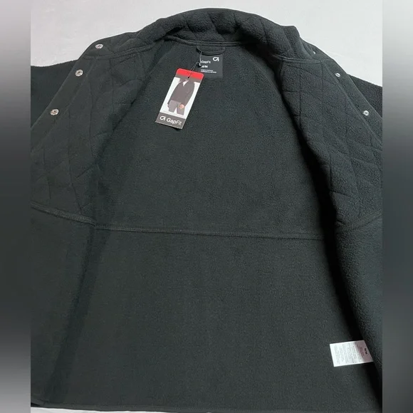 Gapfit Women's Fleece Sherpa Jacket Black NWT - Picture 4 of 4